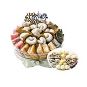 사랑 존경 망개모듬떡케익